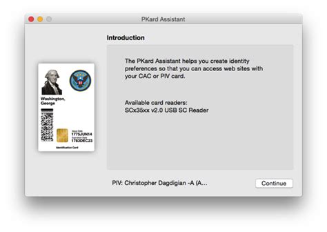 mac os x keychain piv smart card|Use a smart card on Mac .